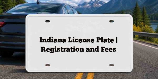Indiana License Plate | Registration and Fees