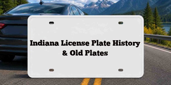 Indiana License Plate History & Old Plates