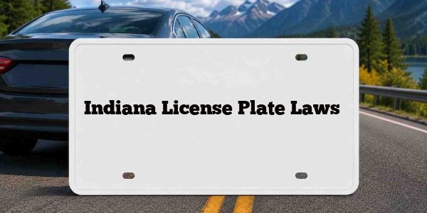 Indiana License Plate Laws