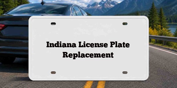 Indiana License Plate Replacement