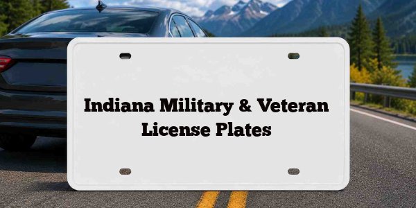 Indiana Military & Veteran License Plates